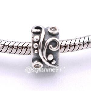 Authentic PANDORA Tendril Champagne CZ Clip - 790380CCZ